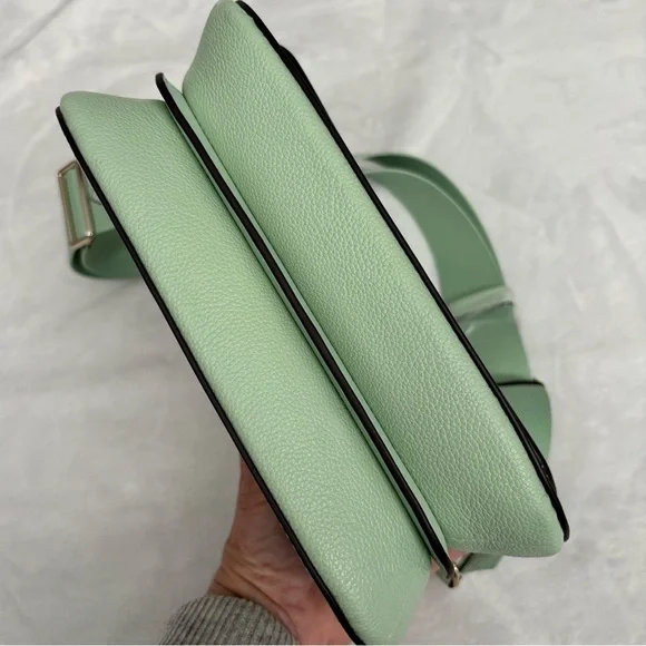 KATE SPADE Buddie Smooth Leather Medium Crossbody Pistachio Handbag--NWT - Picture 11 of 14